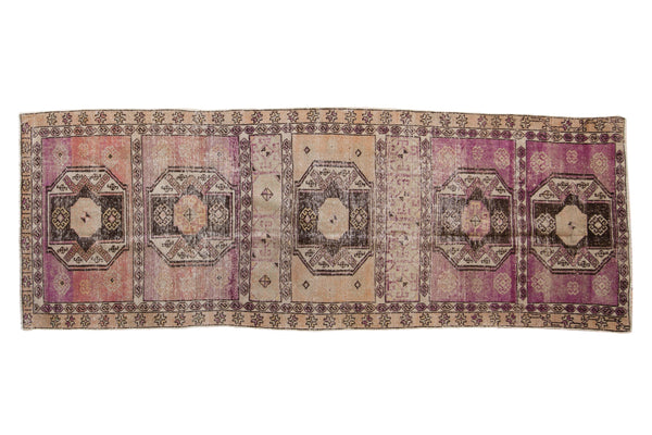 3x9 Vintage Distressed Oushak Rug Runner // ONH Item 11608