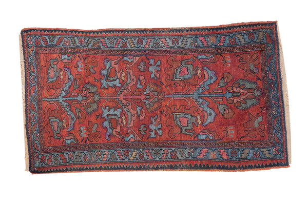 RESERVED 2.5x5 Vintage Lilihan Rug Runner // ONH Item 11609