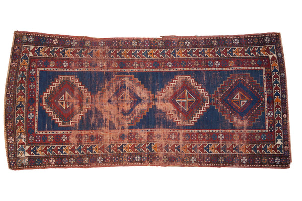 4x8.5 Antique Caucasian Rug Runner // ONH Item 11617