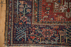 3.5x4.5 Vintage Karaja Square Rug // ONH Item 11626 Image 7