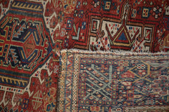 3.5x4.5 Vintage Karaja Square Rug // ONH Item 11626 Image 9