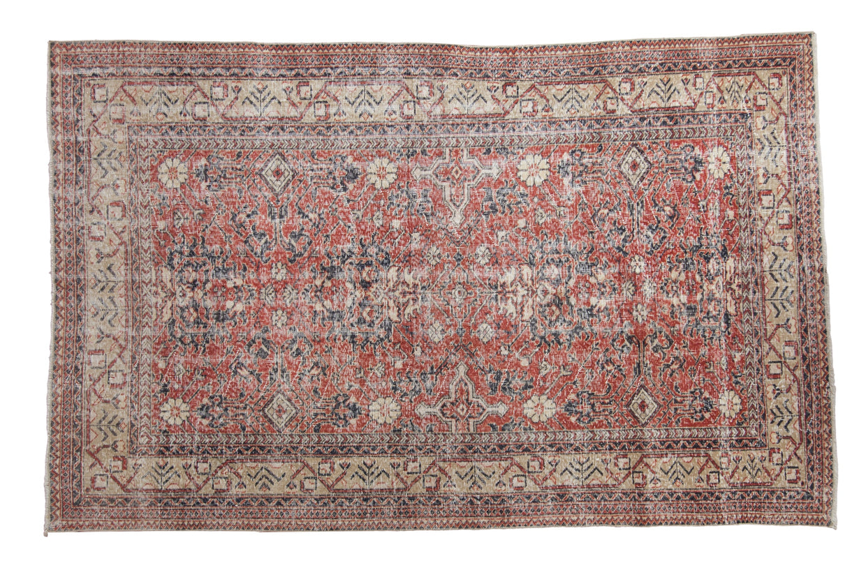 5x8 Vintage Distressed Sparta Carpet // ONH Item 11635