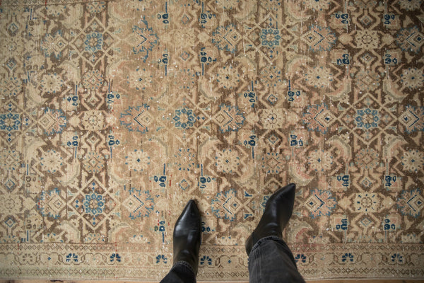 3.5x10.5 Vintage Distressed Hamadan Rug Runner // ONH Item 11637 Image 1