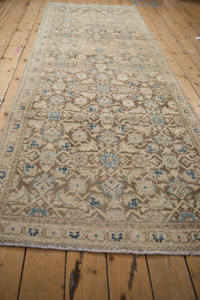 3.5x10.5 Vintage Distressed Hamadan Rug Runner // ONH Item 11637 Image 5