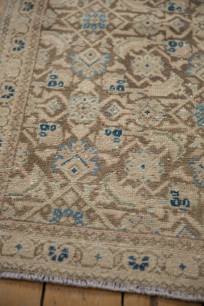 3.5x10.5 Vintage Distressed Hamadan Rug Runner // ONH Item 11637 Image 6