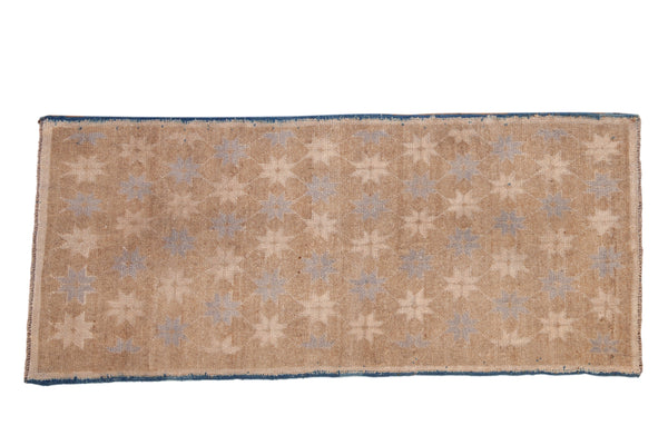 3x6.5 Vintage Distressed Oushak Rug Runner // ONH Item 11641