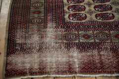 7x7.5 Vintage Afghani Bokhara Design Square Carpet // ONH Item 11645 Image 7