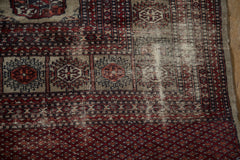 7x7.5 Vintage Afghani Bokhara Design Square Carpet // ONH Item 11645 Image 9