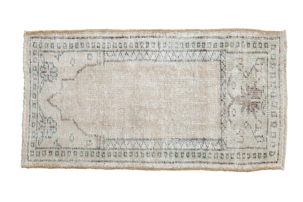 2x3.5 Vintage Distressed Oushak Rug // ONH Item 11647