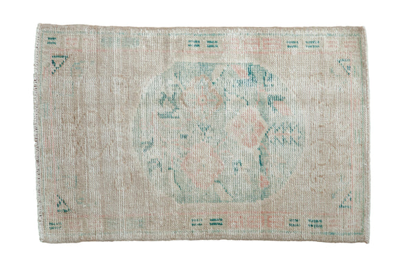 2x3.5 Vintage Distressed Oushak Rug // ONH Item 11649