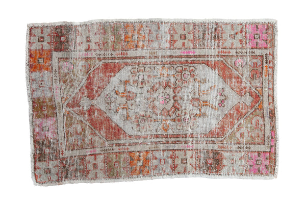 2.5x4 Vintage Distressed Oushak Rug // ONH Item 11653