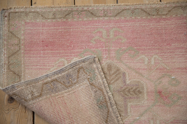 Vintage Distressed Oushak Square Rug Mat // ONH Item: 11661, Image 6