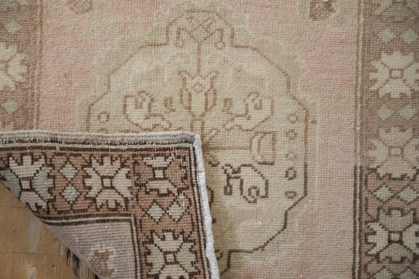 Vintage Distressed Oushak Square Rug Mat // ONH Item: 11682, Image 4