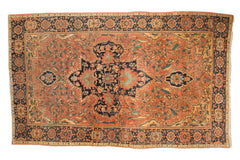 4x7 Antique Farahan Sarouk Persian Rug // ONH Item 1173