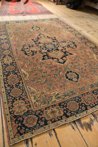 4x7 Antique Farahan Sarouk Persian Rug // ONH Item 1173 Image 5