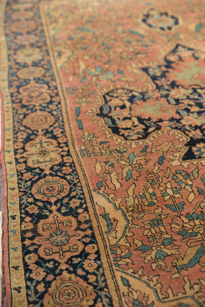 4x7 Antique Farahan Sarouk Persian Rug // ONH Item 1173 Image 6