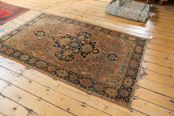 4x7 Antique Farahan Sarouk Persian Rug // ONH Item 1173 Image 13