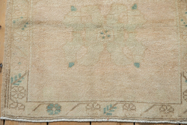 Vintage Distressed Oushak Square Rug Mat // ONH Item: 11737, Image 2