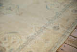 Distressed vintage Sparta carpet texture, showing mostly even wear, exposed foundation, and muted blue patterns.