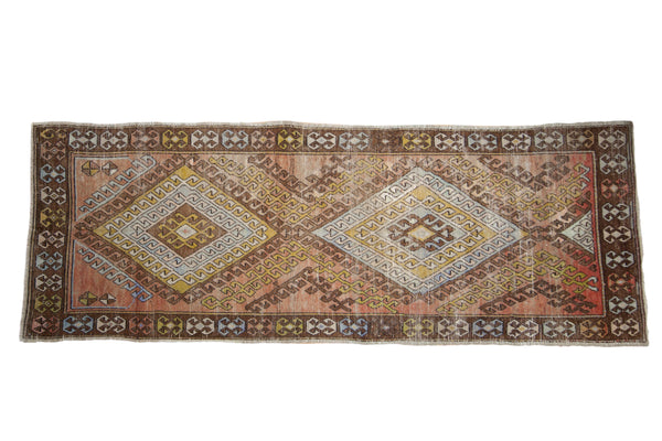 Vintage Distressed Oushak Rug Runner // ONH Item: 11752