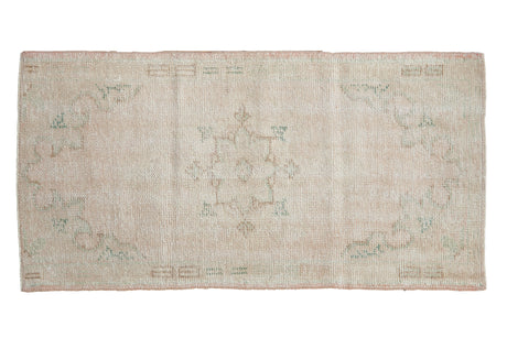 Vintage Distressed Oushak Rug Runner // ONH Item: 11754