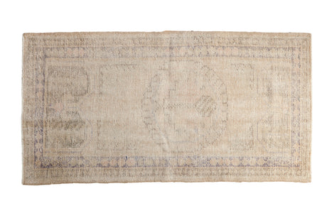 Vintage Distressed Oushak Rug Runner // ONH Item: 11755