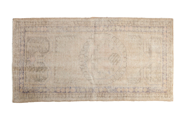 Vintage Distressed Oushak Rug Runner // ONH Item: 11755