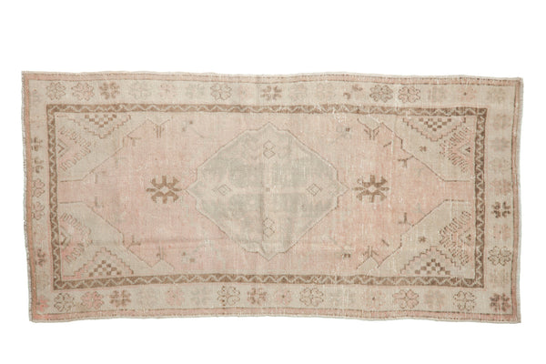 Vintage Distressed Oushak Rug Runner // ONH Item: 11758