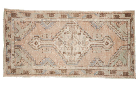 Vintage Distressed Oushak Rug Runner // ONH Item: 11763