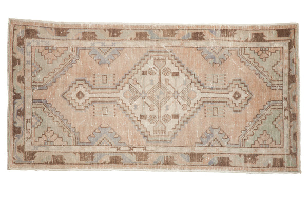 Vintage Distressed Oushak Rug Runner // ONH Item: 11763