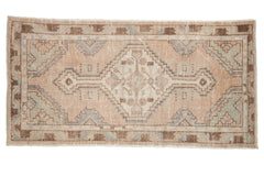 Vintage Distressed Oushak Rug Runner // ONH Item: 11763