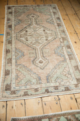 Vintage Distressed Oushak Rug Runner // ONH Item: 11763, Image 3