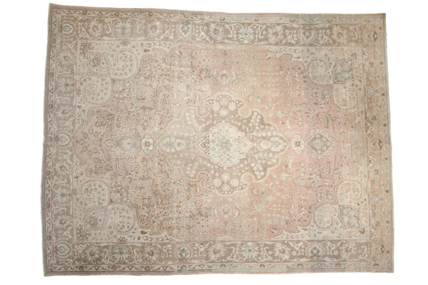 Vintage Distressed Tabriz Carpet // ONH Item: 11766