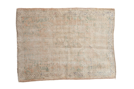 Vintage Distressed Oushak Square Rug // ONH Item: 11772