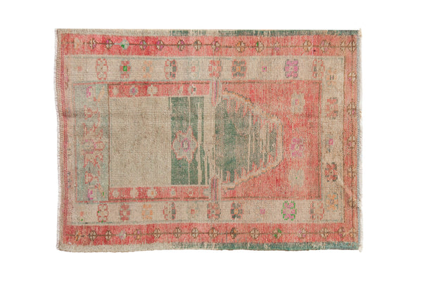 Vintage Distressed Oushak Rug // ONH Item: 11775