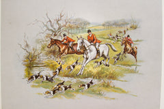 Equestrian Lithograph // ONH Item 1178 Image 1