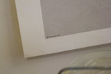 Bottom left corner of the vintage Equestrian Lithograph with 1972 copyright.