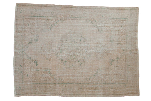 6x8 Vintage Distressed Oushak Carpet // ONH Item: 11780