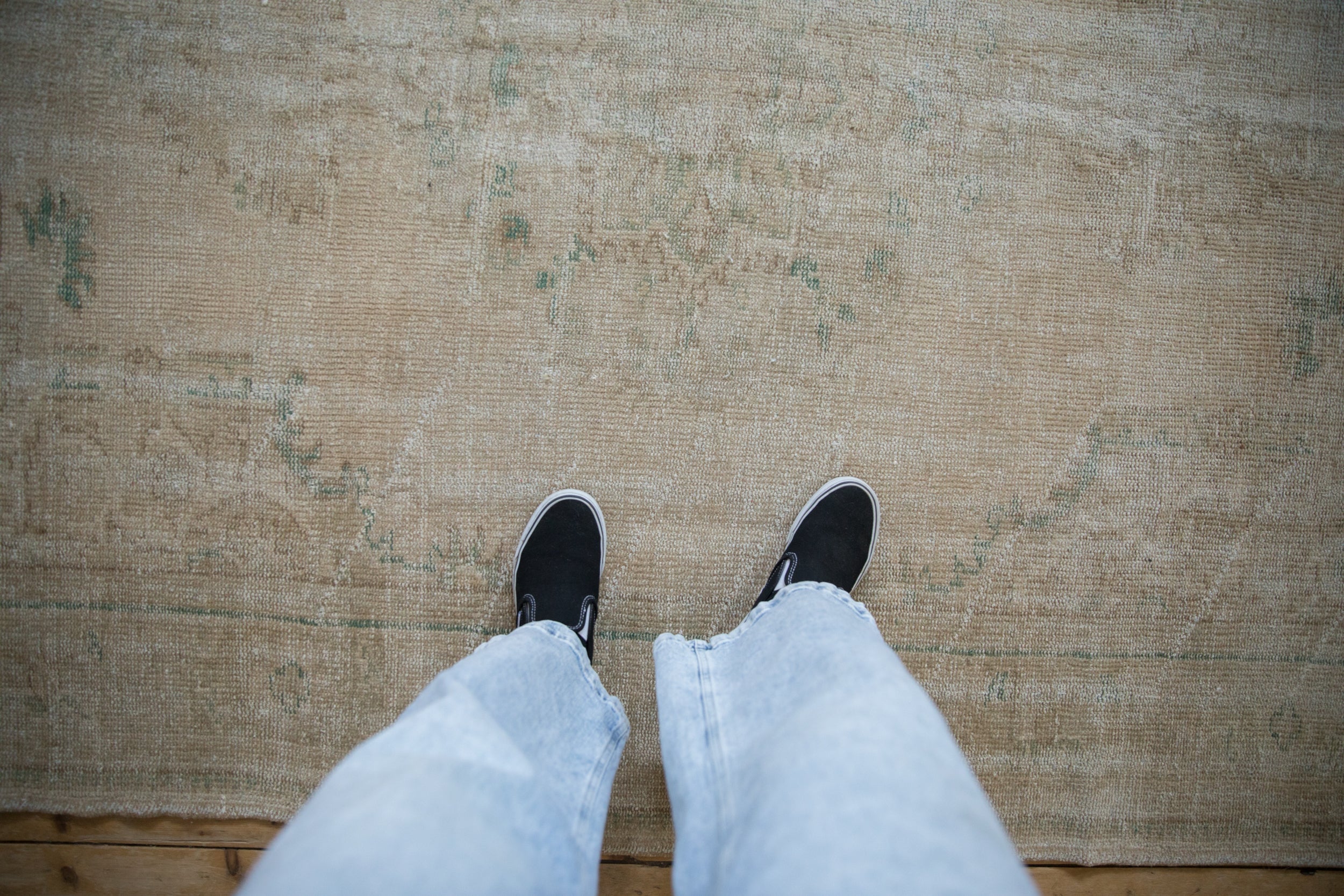 6x8 Vintage Distressed Oushak Carpet // ONH Item: 11780, Image 1