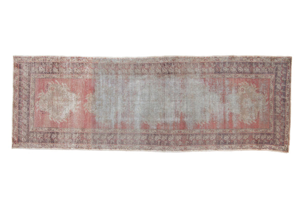 Vintage Distressed Oushak Rug Runner // ONH Item: 11782