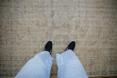 Vintage Distressed Oushak Carpet // ONH Item: 11784, Image 1