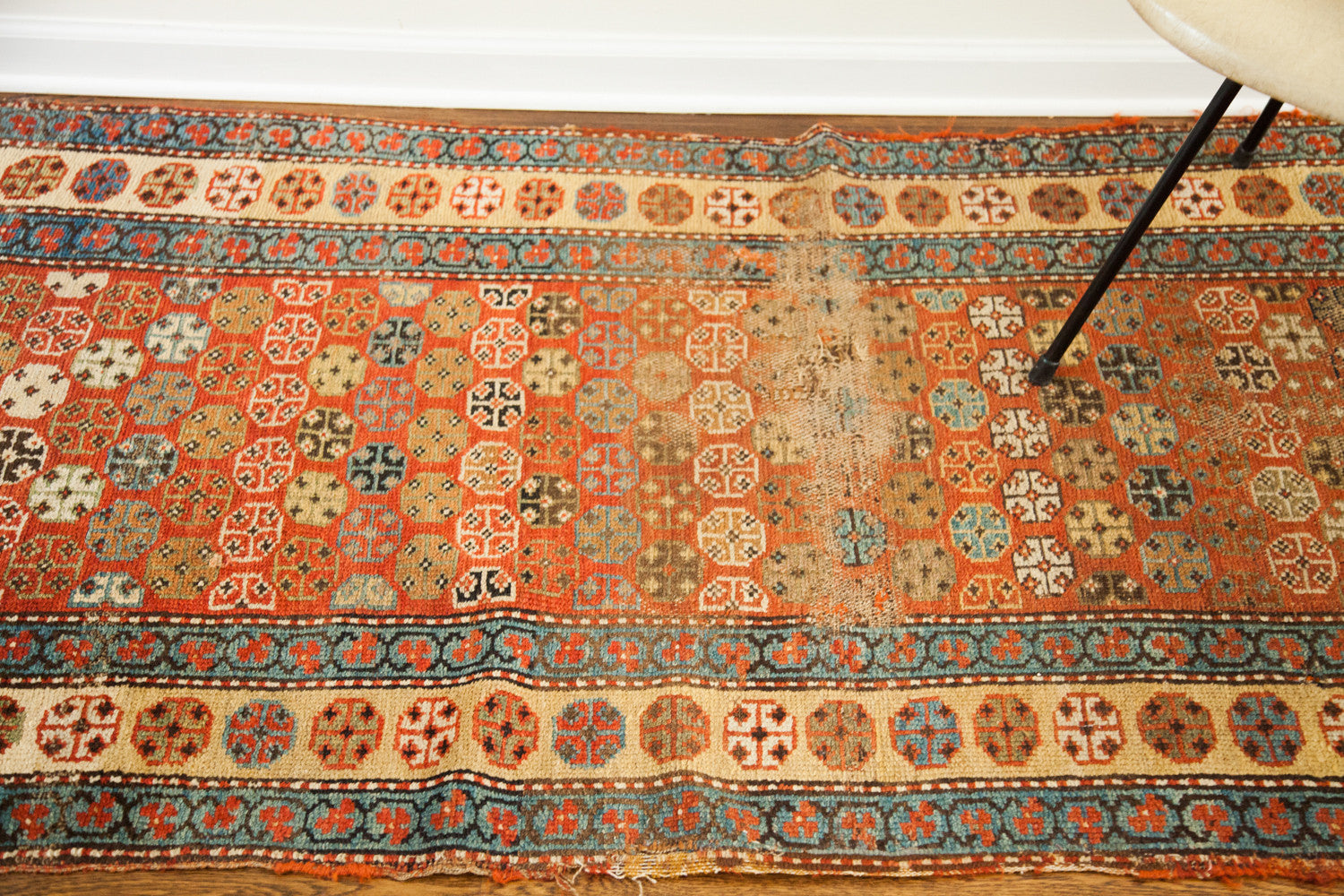 3x7 Colorful Vintage Caucasian Rug // ONH Item 1179 Image 1