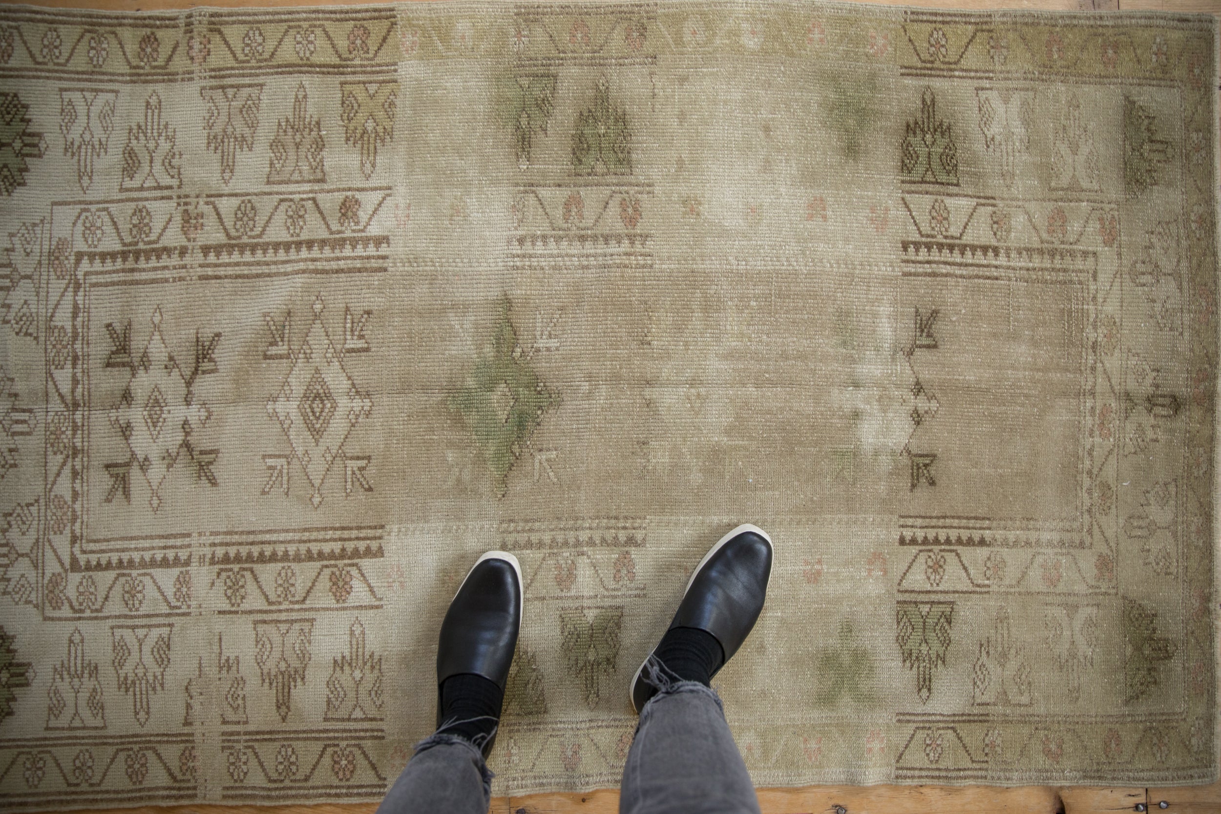 Vintage Distressed Melas Rug // ONH Item: 11797, Image 1