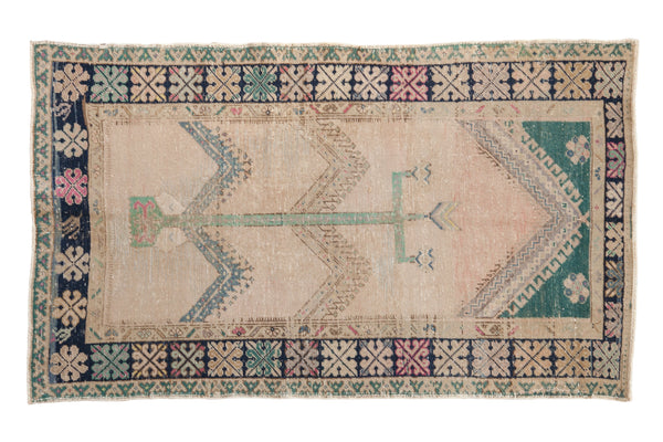 Vintage Distressed Oushak Rug // ONH Item: 11800