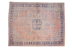 9x11.5 Vintage Distressed Oushak Carpet // ONH Item 11805