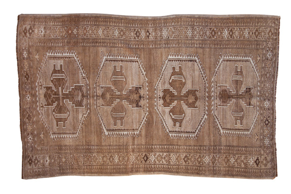 6.5x10 Vintage Distressed Kars Carpet // ONH Item 11807