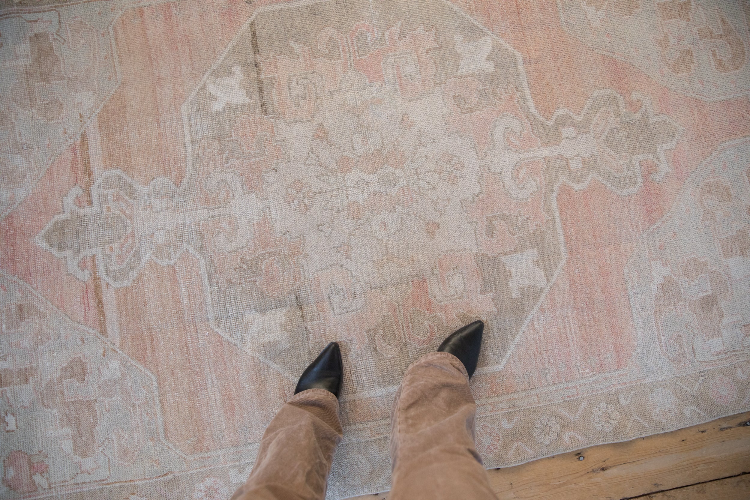 4.5x7.5 Vintage Distressed Oushak Rug // ONH Item 11809 Image 1