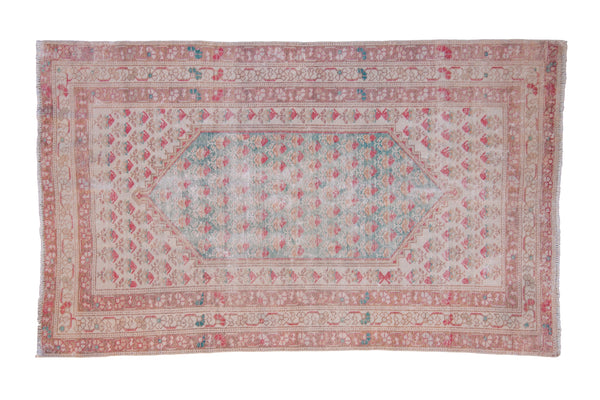 4.5x7 Vintage Distressed Oushak Rug // ONH Item 11810