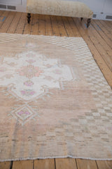 6.5x8 Vintage Distressed Oushak Carpet // ONH Item 11812 Image 7