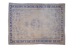 7.5x10.5 Vintage Distressed Oushak Carpet // ONH Item 11813